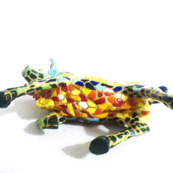 Unique MOSIAC TILE Bull Multi Color RIDING BULL Collection Bull RIDING DERBY - Picture 5 of 5